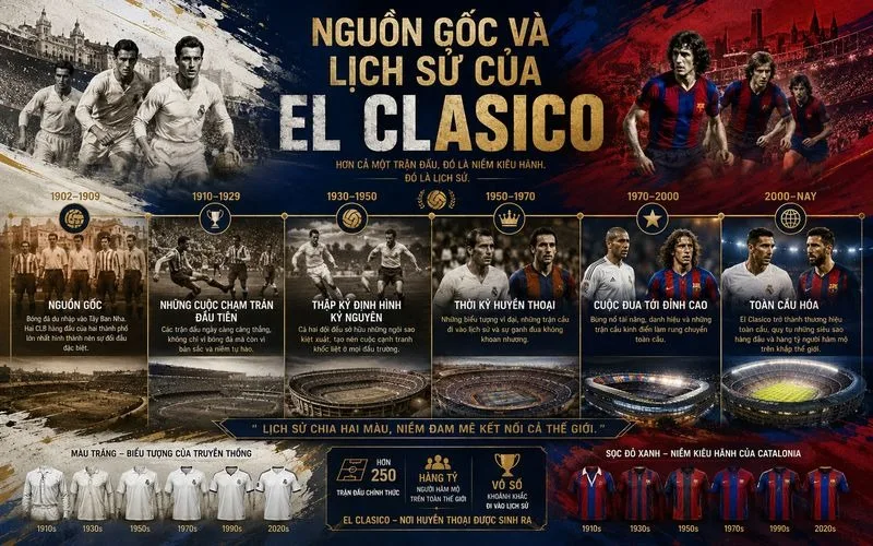 El Clasico Là Gì Trong Bóng Đá? Cuộc Đối Đầu Kinh Điển Lịch Sử