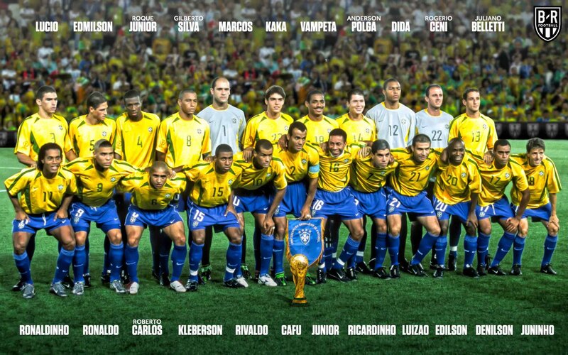 Đội hình Brazil chinh phục cúp vàng danh giá World Cup 2002
