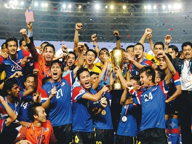 Khoảnh khắc Malaysia đăng quang AFF Cup 2010 đánh dấu cột mốc quan trọng trong lịch sử bóng đá nước này.